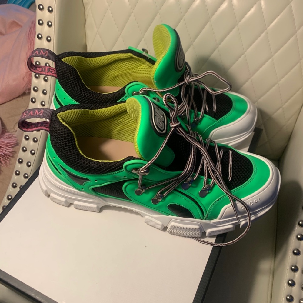 - Authentic Green And Black Gucci Flashtrek …